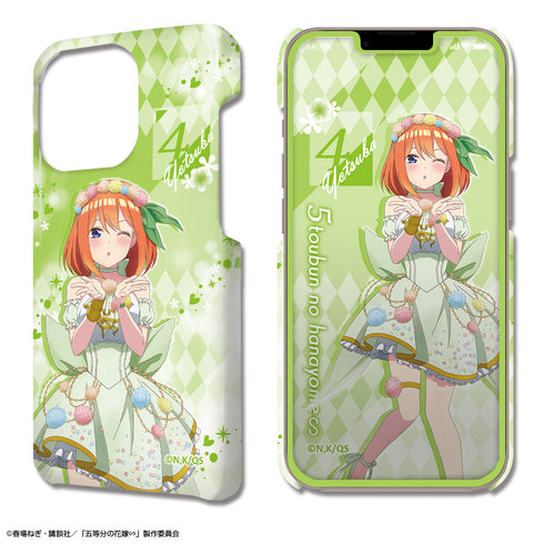 『五等分の花嫁∽』 デザジャケット iPhone 13 Proケース&保護シート デザイン04(中野四葉/花の妖精ver.)【描き下ろし】